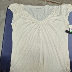 Calvin Klein Women's Cream Top